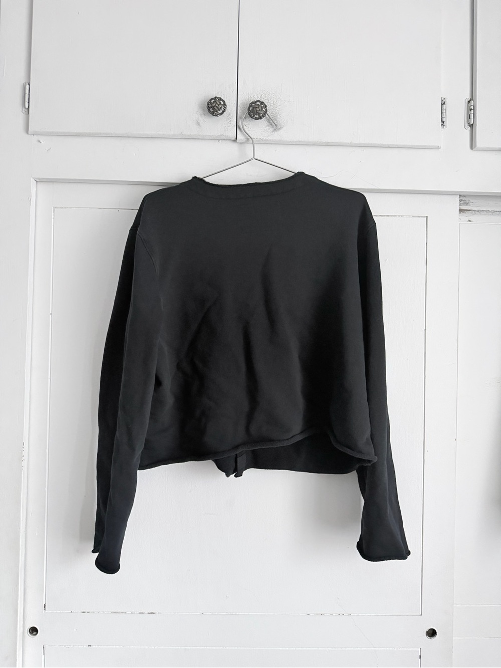 Frank & Eileen Jackie Button Front Cardigan - Black - Picture 3 of 6